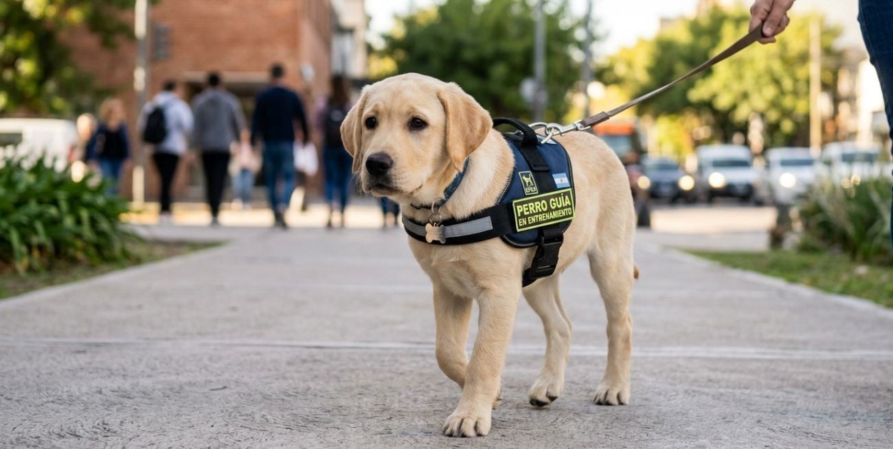 Día del Perro Guía: cómo es el entrenamiento de estos animales en Argentina