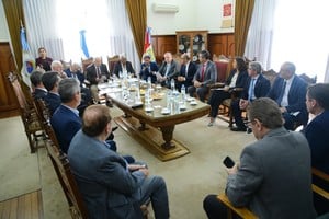 La Corte recibió a senadores y diputados por la reforma laboral. Foto:  Guillermo Di Salvatore