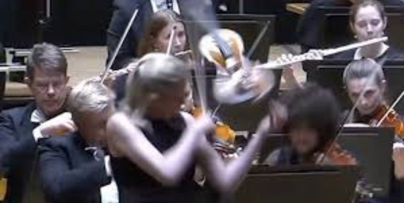 Susto en pleno concierto: un violín de casi un millón de dólares terminó en el piso