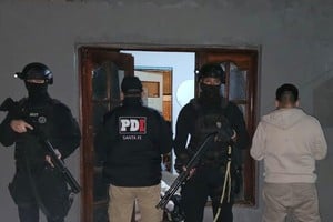 Uno de los domicilios allanados en el marco del operativo. Foto: El Litoral