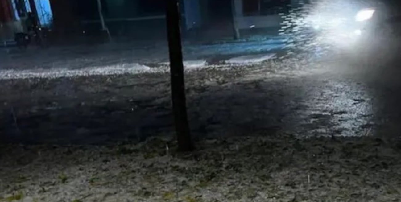 Tormenta con granizo y lluvia torrencial golpea Calamuchita: alerta en el interior de Córdoba
