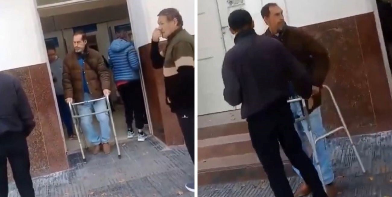 Indignación en Córdoba: fingió tener una discapacidad para ser atendido más rápido en un banco