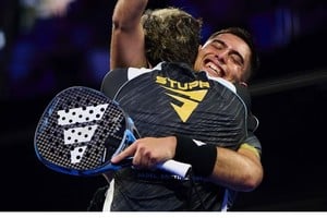 Gracias a una invitación hizo su aparición en el principal circuito de pádel mundial. Foto: Prensa FIP