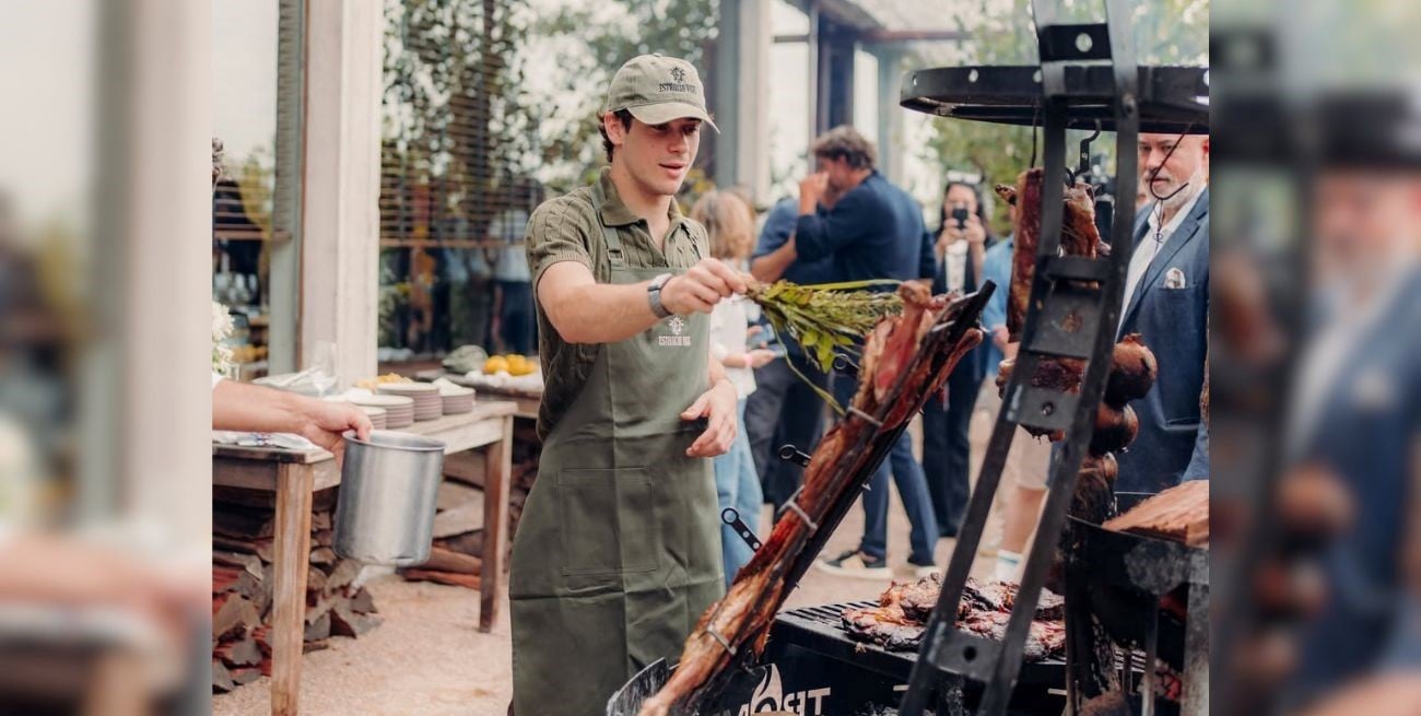 Franco Colapinto agasajó a Alpine con un asado antes de su exhibición en Buenos Aires