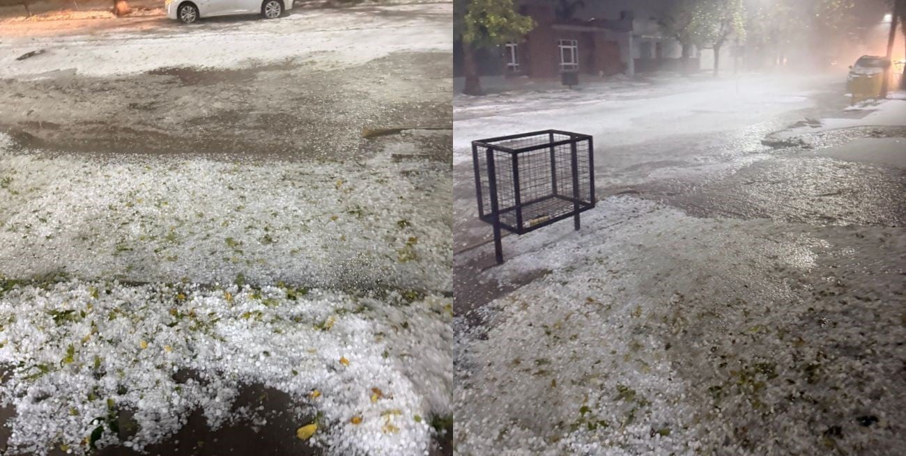 Temporal en Río Tercero: postales de un desastre tras el paso de granizo y fuertes ráfagas de viento