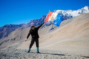 Fernando Paraván, compañero de ruta de Nicolás Simonutti en el cruce de los Andes realizado recientemente.