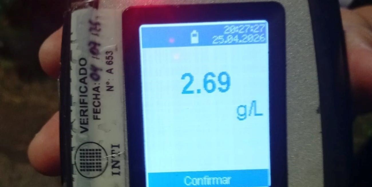 Conducía alcoholizado y haciendo maniobras peligrosas en la ruta 1;  fue aprehendido
