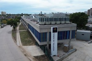 Tramo final de los trabajos en el hospital del oeste capitalino.