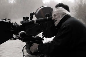 Aristarain en un rodaje. Foto: Archivo