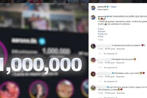El influencer festejó haber alcanzado el millón de seguidores en redes el año pasado. Foto: Imagen IG