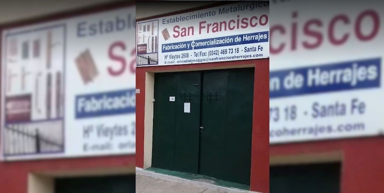 Robo boquetero en una metalúrgica de barrio Belgrano: ingresaron por el techo y desactivaron la alarma