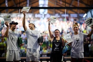 Primer podio del año para "Leo" y "El Lobo". Foto: Prensa FIP