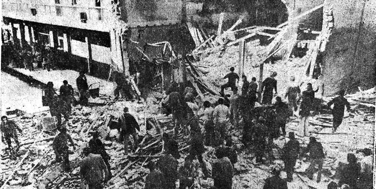 Un muerto y 13 heridos: el trágico saldo del derrumbe de un edificio céntrico que paralizó a la ciudad