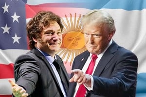 Javier Milei y Donald Trump, predidentes de Argentina y Estados Unidos respectivamente.