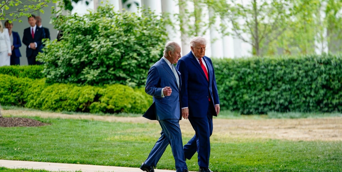 Trump recibió a Carlos III con un mensaje de respaldo pese a la tensión por Malvinas