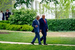 Donald Trump recibió al rey Carlos III en la Casa Blanca con un mensaje de fuerte respaldo al Reino Unido. Foto: Reuters