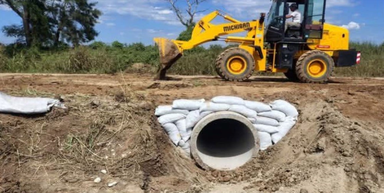 Obra estratégica en la Ruta 63s: buscan evitar cortes tras lluvias intensas