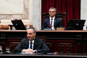 Manuel Adorni este miércoles en Diputados.
