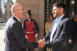 Maximiliano Pullaro y Fabrizio Nicoletti. Foto: GSF