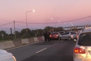 Choque 168.El choque ocurrió sobre la mano a Santa Fe de la Ruta 168.