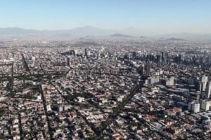 Una vista aérea de la ciudad de México. Foto: Santiago Arau.