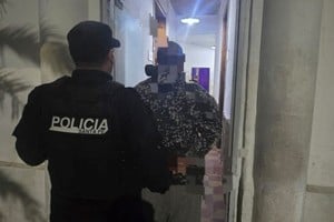 El violento hombre quedó alojado en la comisaría. Foto: Gentileza