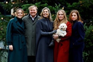 Guillermo, Máxima, Amalia, Alexia y Ariana, en una foto de archivo.