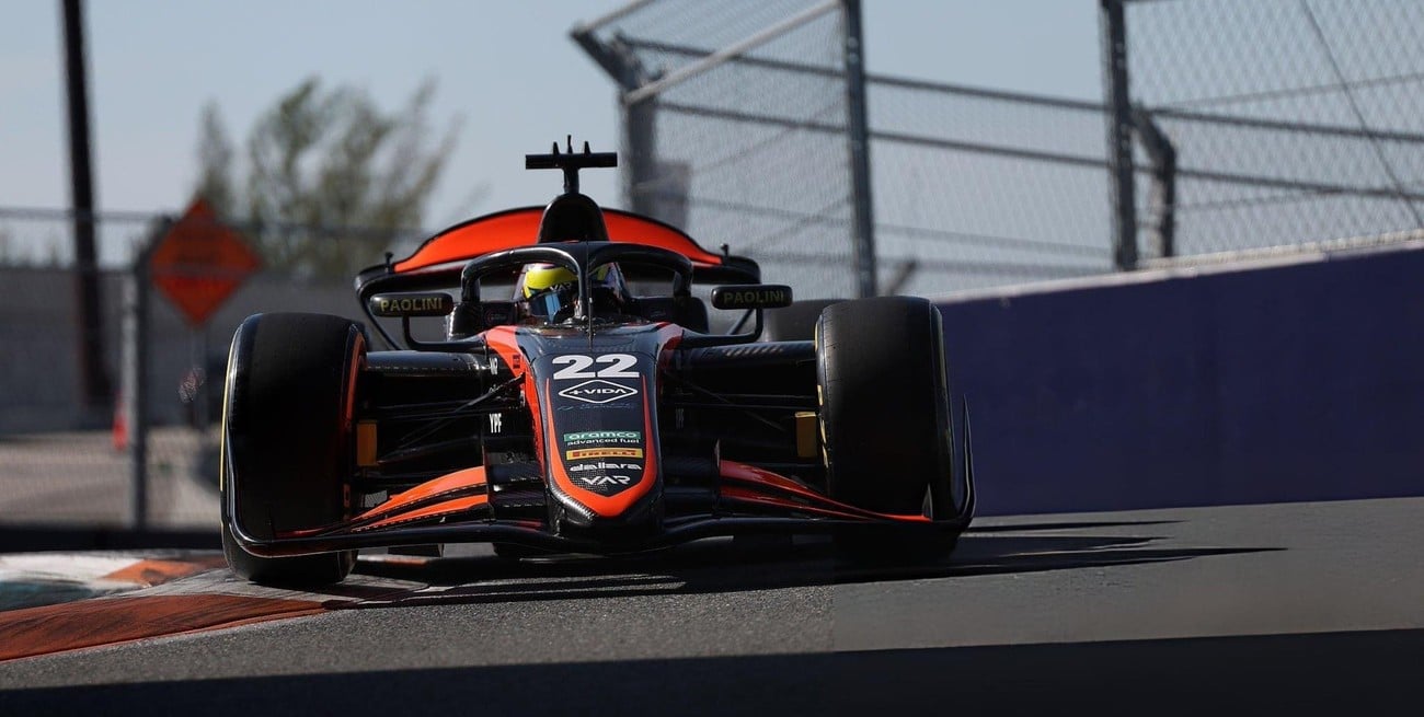 Fórmula 2: Varrone brilló en Miami y largará 6to.