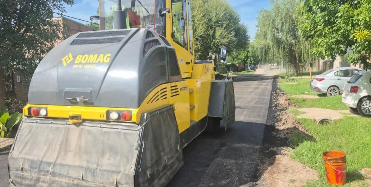 Funes: aceleran el plan de obras con intervenciones en toda la ciudad