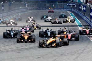 Norris se quedó con el sprint del sábado. Reuters.