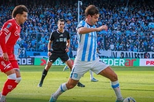 Racing vs Huracán. Foto: @RacingClub