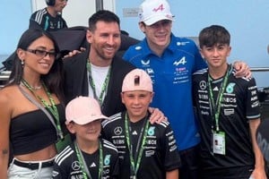 Messi dijo presente en el GP de Miami y revolucionó el paddock de la Fórmula 1.