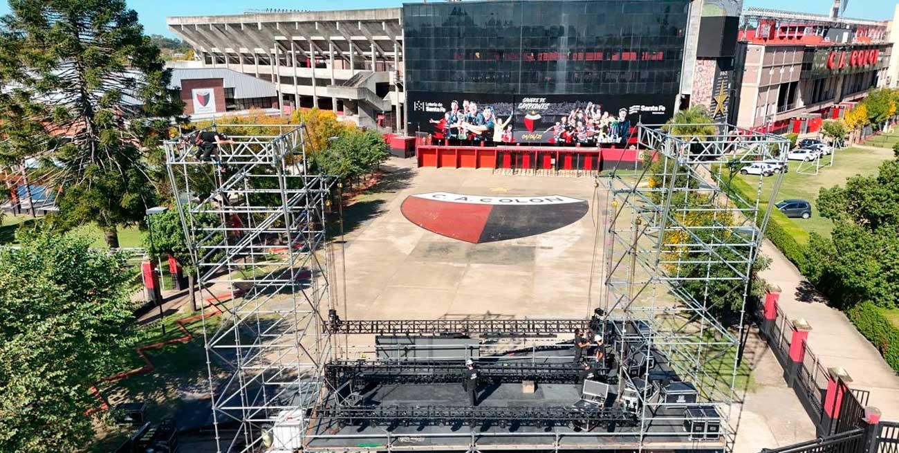Así espera Colón su cumple: DJ, “Cacho” Deicas y fuegos artificiales