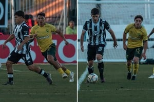 El Tate celebró el resultado en Mendoza. Crédito: Gentileza Ema Tristan/Prensa GyE Mendoza