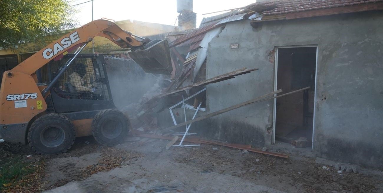 Gobierno derribó el bunker N° 116 en territorio santafesino