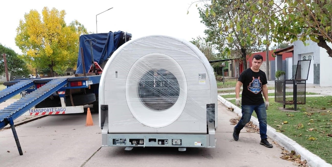 Llegó el tomógrafo a la ciudad de San Cristóbal