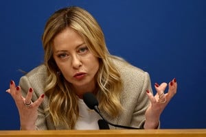 "El problema me trasciende", dijo Meloni. Reuters.