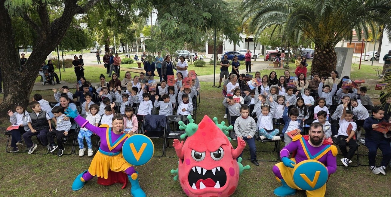 Vax Team: niños de Avellaneda se sumaron a la campaña de vacunación en el norte provincial