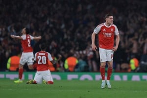 Arsenal y la emoción tras alcanzar la final. Crédito: Reuters/Paul Childs