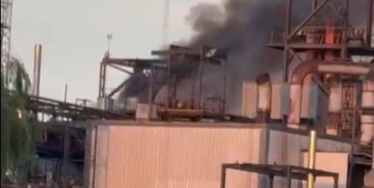 Video: importante despliegue por un incendio en una aceitera de Chabás