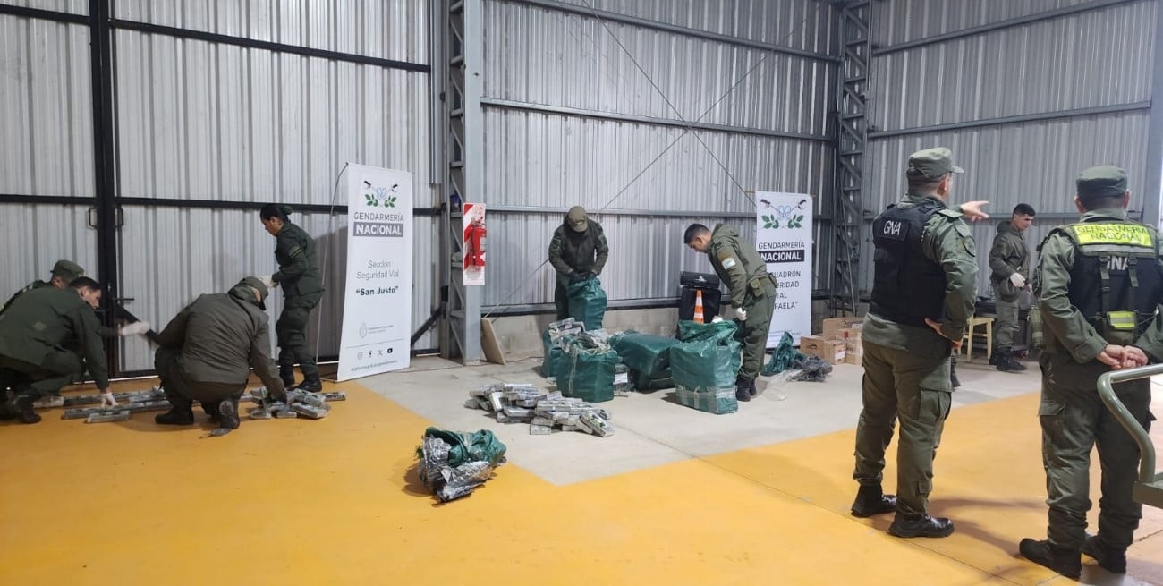 Hito en seguridad en Rafaela: incinerarán casi 600 kilos de cocaína