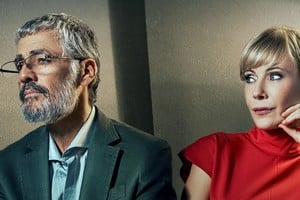 Germán Palacios e Inés Estévez en “El hombre inesperado”. Foto: Gentileza producción