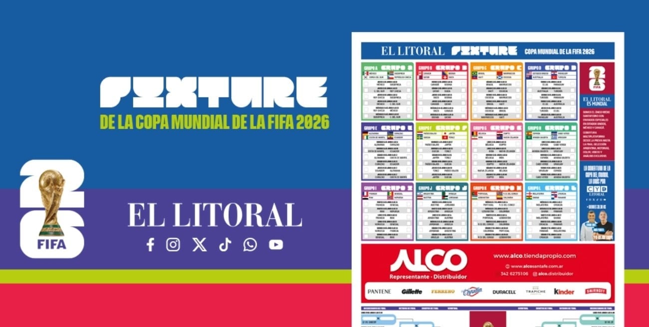 El Litoral regala el fixture del Mundial 2026 con la edición del domingo
