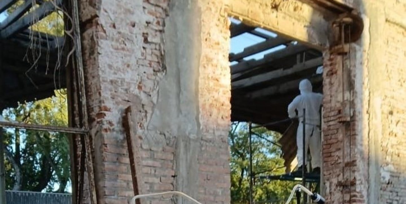 Avanza la recuperación de los Ex Almacenes Ripamonti: terminó el pilotaje y retiraron el asbesto