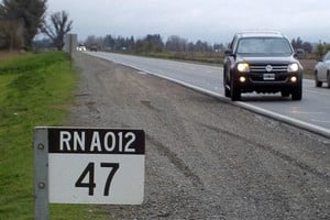 Ruta Nacional AO12, vía estratégica de 67 kilómetros en el sur de la provincia de Santa Fe.