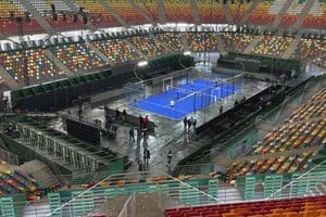 Parque Roca se prepara para otra fiesta en la capital mundial del pádel. Foto Gobierno de BA