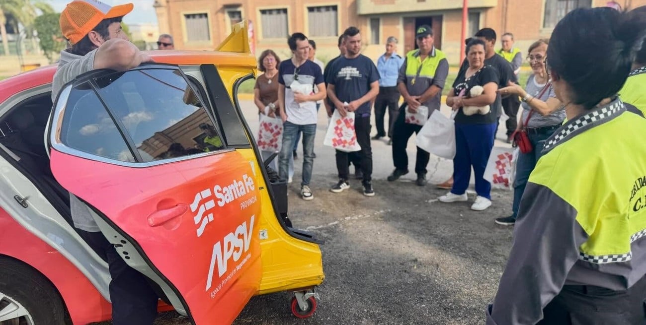 La APSV visitó Pilar para promover el uso correcto del Sistema de Retención Infantil