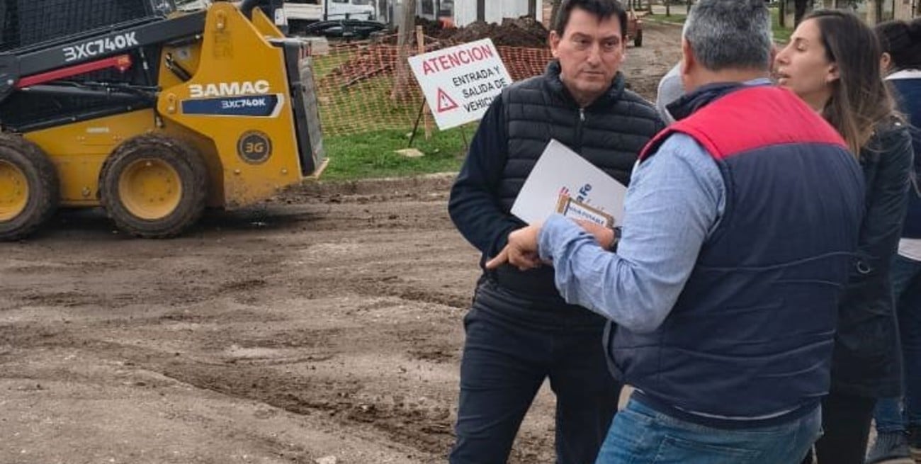 La red de agua potable entra en su etapa final en San Jerónimo del Sauce