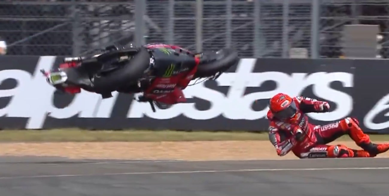 MotoGP: Marc Márquez sufrió un impactante accidente en la sprint de Francia