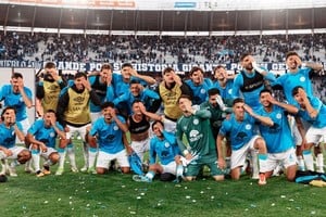 González Metilli marcó el gol que clasificó a Belgrano en Córdoba.